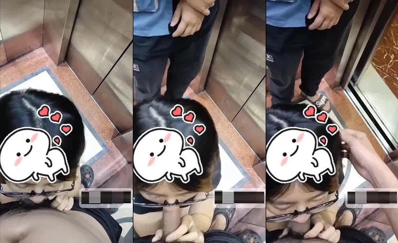 sex bắn vào trong Em sgbb bú mút trong thang máy thì có người lạ vô